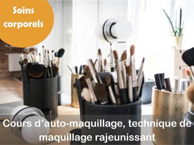 Cours d’auto-maquillage, technique de maquillage rajeunissant