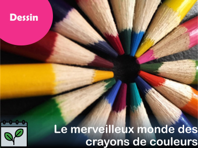 DESSIN - Le merveilleux monde des crayons de couleurs