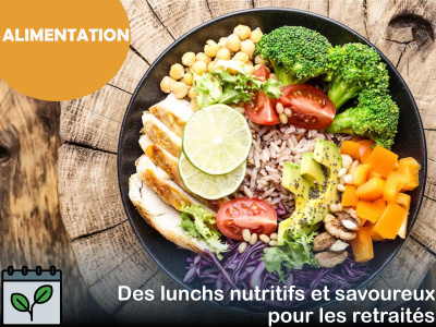 ALIMENTATION : Des lunchs nutritifs et savoureux pour les retraités.