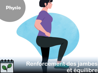 PHYSIO - Renforcement des jambes et équilibre
