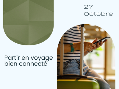 Partir en voyage bien connecté