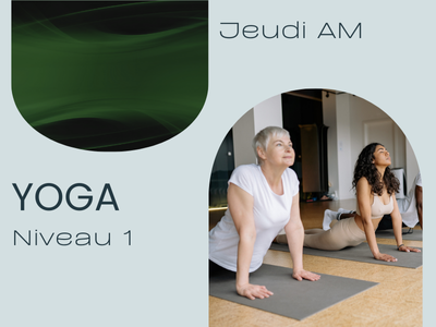 YOGA - Yoga niveau 1 (Jeudi - 9 h 30)