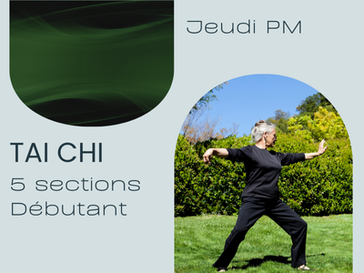 TAI CHI - Tai Chi - 5 sections -  débutant