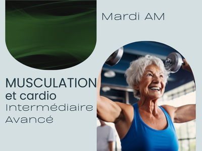 MUSCULATION ET CARDIO - Intermédiaire / Avancé   (Mardi 9 h 15)