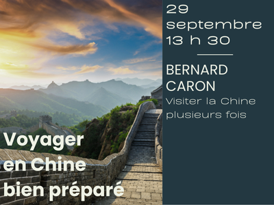 Voyager en Chine bien préparé