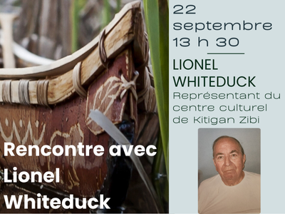 Rencontre avec Lionel Whiteduck