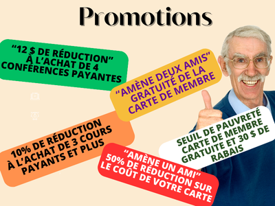 DIFFÉRENTES PROMOTIONS À L'ARO