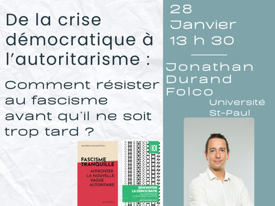 De la crise d&eacute;mocratique &agrave; l&rsquo;autoritarisme &colon; Comment r&eacute;sister au fascisme avant qu&rsquo;il ne soit trop tard &quest;