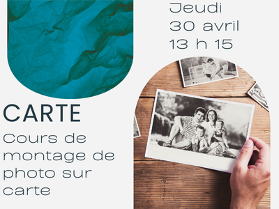 CARTE - Montage de photo sur carte