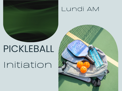 PICKLEBALL - Initiation - &num;2 &lpar;lundi 9 h &rpar;