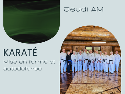 KARAT&Eacute; - Mise en forme et autod&eacute;fense &lpar;Jeudi - 9 h 30&rpar;