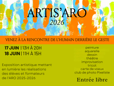 Exposition ARTIS'ARO 2026