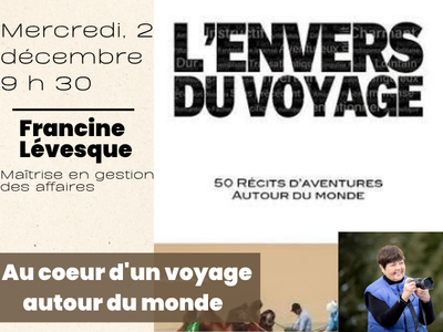 Au coeur d'un voyage autour du monde &lpar;Mercredi&comma; 9 h 30&rpar;