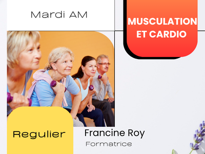 MUSCULATION ET CARDIO -  R&eacute;gulier &lpar;Mardi&comma; 10 h 30&rpar;