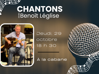 CHANTONS avec Beno&icirc;t L&eacute;glise - 29 octobre 2026