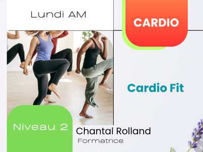 CARDIO - Cardio Fit - niveau 2 &lpar;Lundi&comma; 9 h 15&rpar;