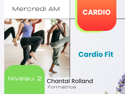CARDIO - Cardio Fit - niveau 2  &lpar;Mercredi&comma;  9 h 15&rpar;